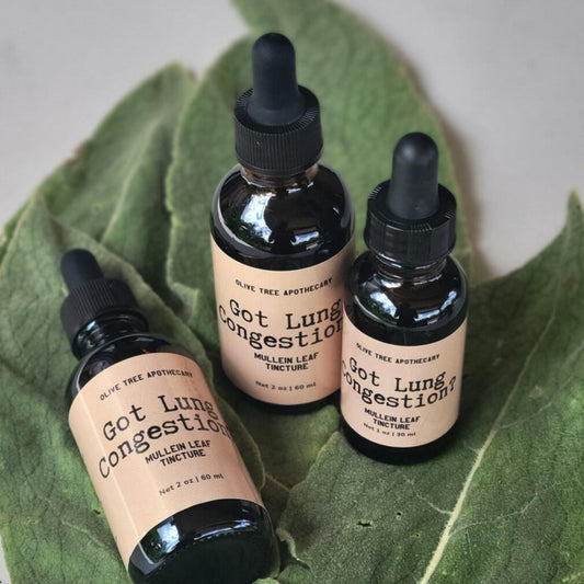 GOT LUNG CONGESTION? Mullein Leaf Tincture