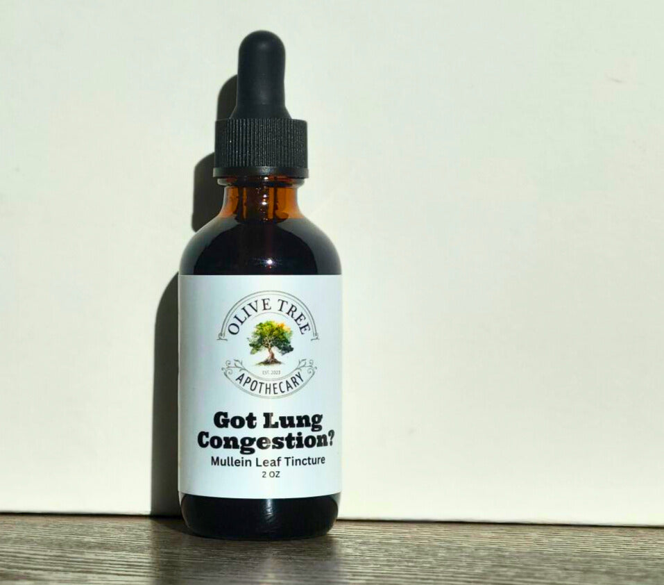 GOT LUNG CONGESTION? Mullein Leaf Tincture